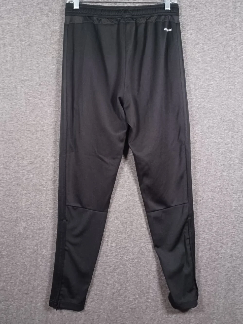 Adidas Climacool Men's Size Medium Track Jogger Pants Black Zippered Legs